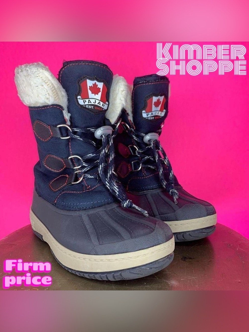Pajar Marcel Blue Waterproof Insulated Rubber Winter Boots US 13 EU 31 UK 12